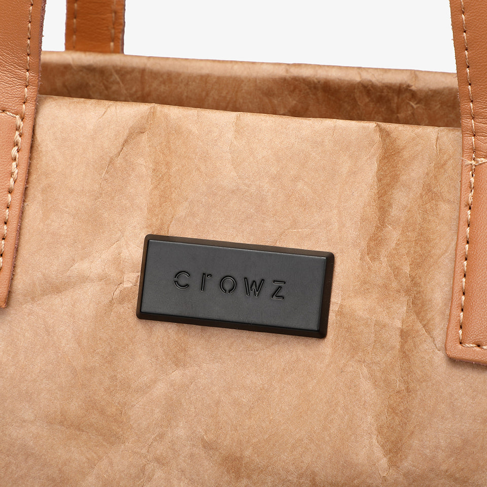 Large creased shopper tote in green